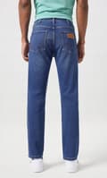Miniatyrbillede 4 af 8: Wrangler GREENSBORO Rustic FREE TO STRETCH ELASTIC BLÅ JEANS W31 L32