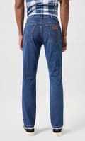 Pikkukuva 4 / 8: Wrangler TEXAS SLIM Harvey ISTUVAT FARKUT TUMMAT DENIM W38 L34