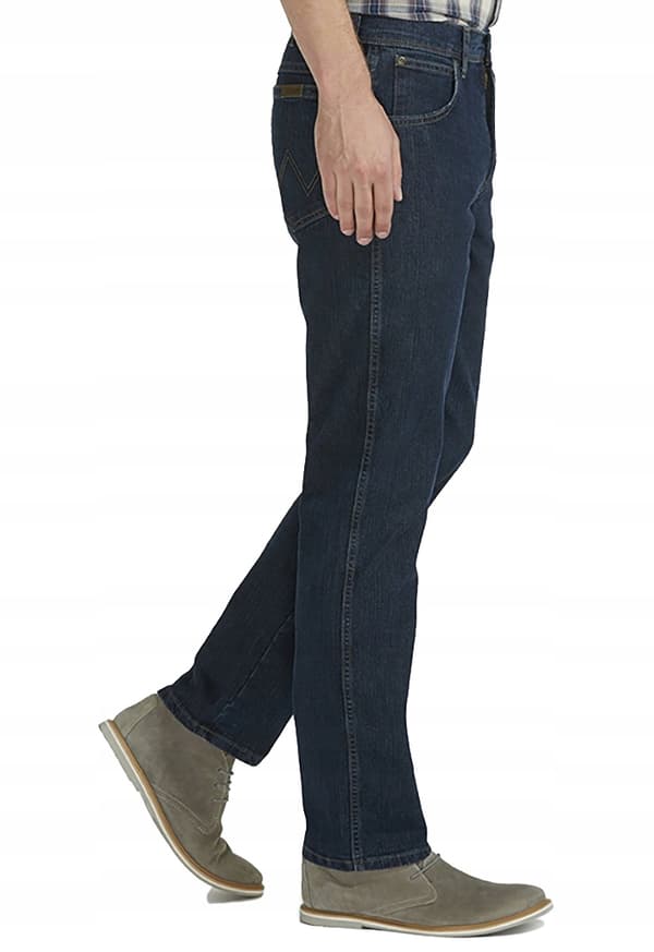 Wrangler REGULAR Darkstone DURABLE JEANS MARINEBLÅ JEANS W32 L32