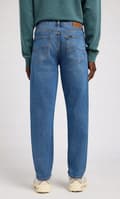 Miniatyrbillede 4 af 8: Lee OSCAR Dark Days Løse, koniske jeans med blå denim, W33 L32