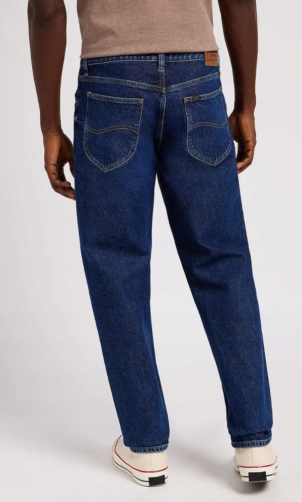 Lee OSCAR BlueNostalgia Løse, koniske jeans i mørk denim, 33 L34