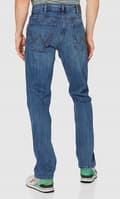 Miniatyrbillede 4 af 8: Wrangler STRAIGHT Mid Stone RØDE KABELBANDEDE JEANS STRAIGHT JEANS W32 L30