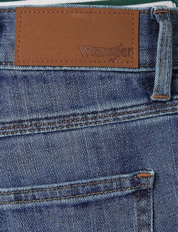 Wrangler STRAIGHT Mid Stone RØDE KABELBANDEDE JEANS STRAIGHT JEANS W32 L30