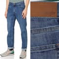 Miniatyrbillede 1 af 8: Wrangler STRAIGHT Mid Stone RØDE KABELBANDEDE JEANS STRAIGHT JEANS W32 L30