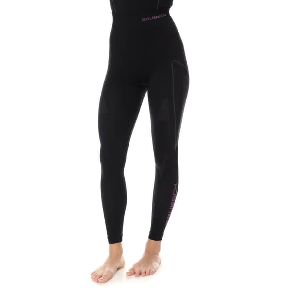 Dambyxor Brubeck THERMO Långa termoaktiva leggings Svart-rosa, Fuchsia, Lavendel, Olika Storlekar