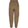Miniatyrbild 3 av 6: Cargo byxor dam - Urban Classics - Ballong passform - Kaki grön - Twill - Komfort och stil