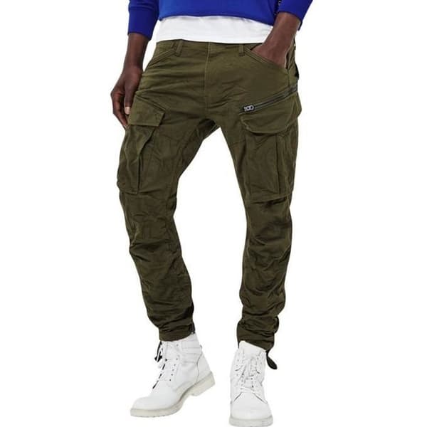 Cargobyxor - G-Star - Rovic 3D - Grön - Mikrofiberpremiumtyg - Cargofickor