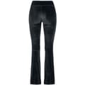 Miniatyrbild 2 av 4: Urban Classics Womens High Waist Velvet Flare Leggings Svart Legging