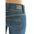 Miniatyrbild 4 av 4: Jeans Dam - Pepe Jeans - Stretchjeans - Justerad Rakt Skärning - Låg Midja - 8 Fickor
