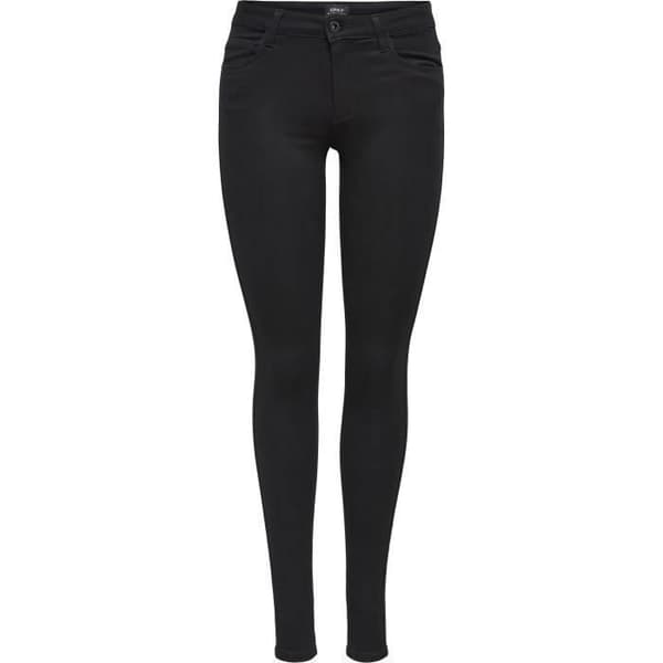 Jean Slim Dam - ONLY - Svart - Komfort Stretch - 5 Fickor - Standardstorlek