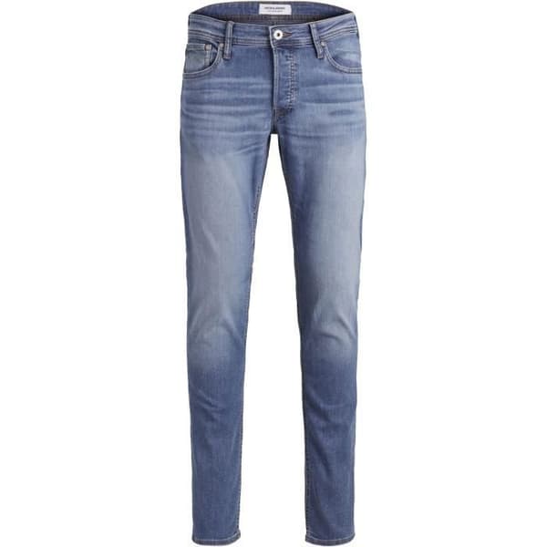 Jean slim man - JACK & JONES - Blå Denim - Låg midja - Slim fit - 5 fickor