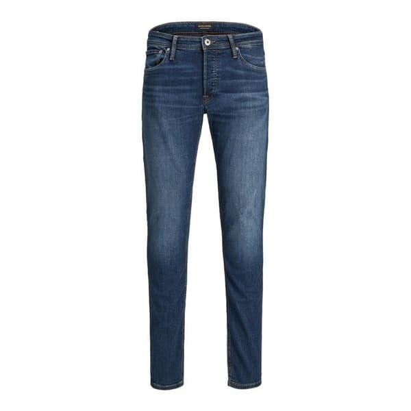 Jean Skinny - JACK & JONES - Blå Denim - Låg Midja - 5 Fickor - Ekologisk Bomull