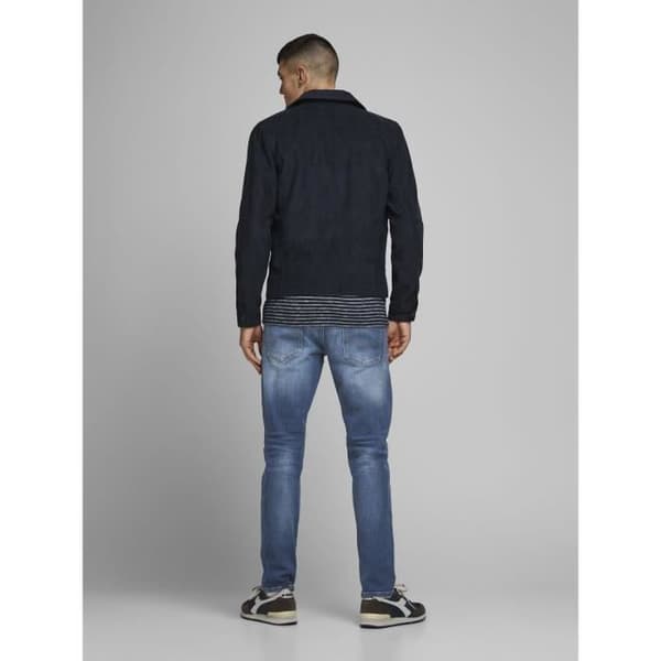 Jean Herr Ample - JACK & JONES - Blå Denim - Klassisk Skärning - Standardstorlek - 5 Fickor