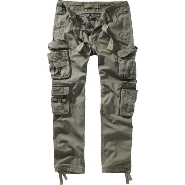 Cargo Byxor - BRANDIT - Pure Vintage II - 100% Bomull - Färg Olive - Herr