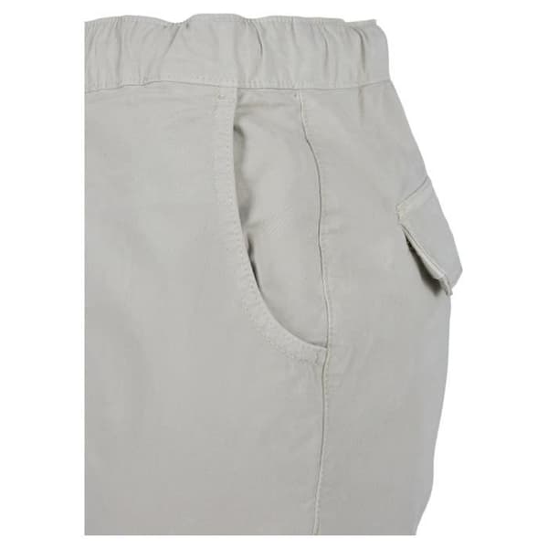 Damsbyxor - Urban Classics - Högmidjade Cargo - Creamfärg - Hög midja - Vuxen