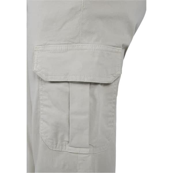 Damsbyxor - Urban Classics - Högmidjade Cargo - Creamfärg - Hög midja - Vuxen