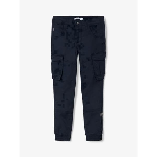 Cargo byxor - Name it - nitbamgo - Mörk safir - Kille - 3 framfickor