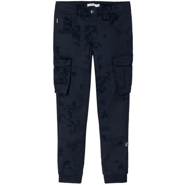 Cargo byxor - Name it - nitbamgo - Mörk safir - Kille - 3 framfickor