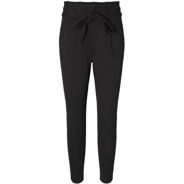 VERO MODA Loose Fit High Waist Byxor Svart Dam