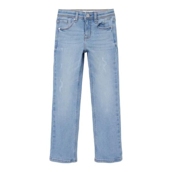 Barnjeans med raka snitt Name it Ryan ljusblå denim