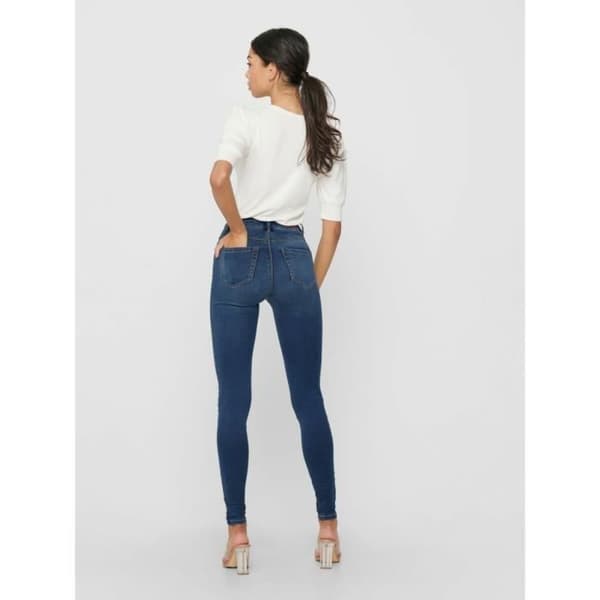 Jeans dam - Only - Royal life - Skinny - Hög midja - Mörkblå denim