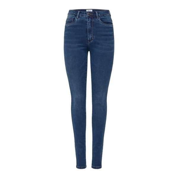 Jeans dam - Only - Royal life - Skinny - Hög midja - Mörkblå denim
