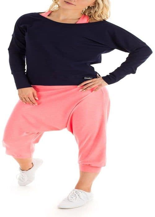 Winshape Byxor - WBE7Neon CoralL - Träningssko Dans Fitness Freizeit Sport Haremsko - Jogging - Dam