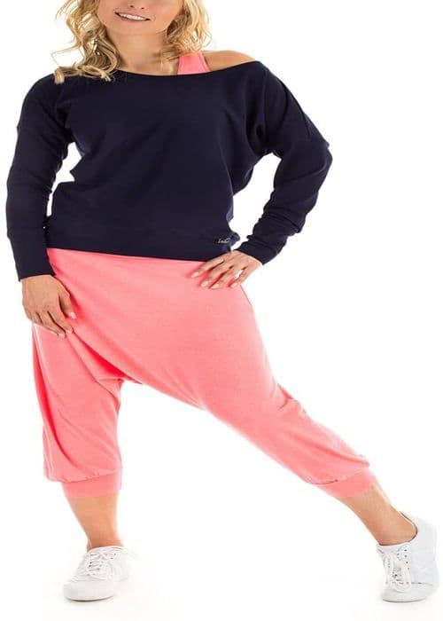 Winshape Byxor - WBE7Neon CoralL - Träningssko Dans Fitness Freizeit Sport Haremsko - Jogging - Dam
