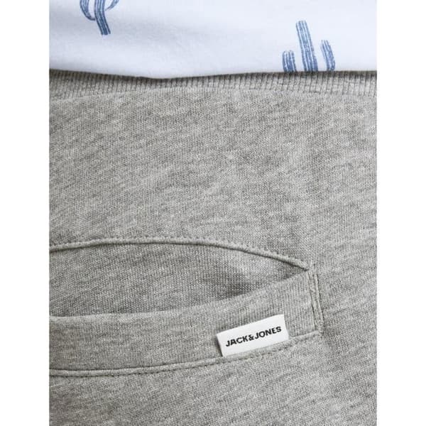 Träningsbyxor - JACK & JONES - Ljusgrå Melange - Mjukt Coton - Perfekt Passform - Fitness