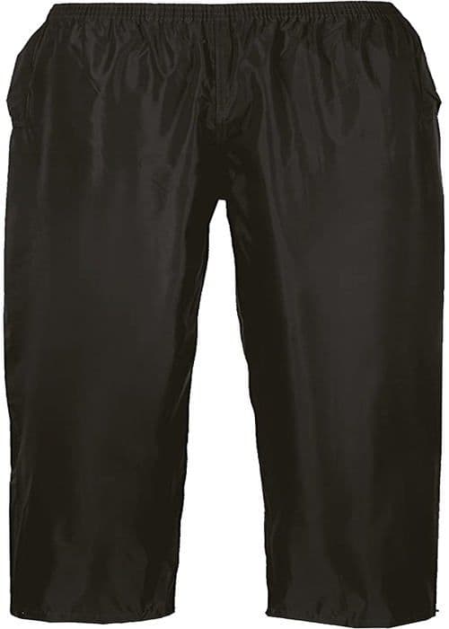 Portwest Trousers - S441BKRXL - Unisex klassiska regnbyxor, Färg: Svart, Storlek: XL,