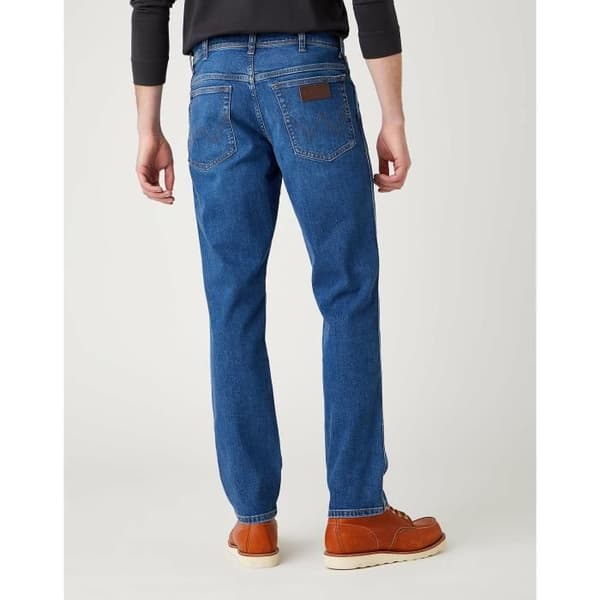 Wrangler Texas Low in Game On slim jeans - blå