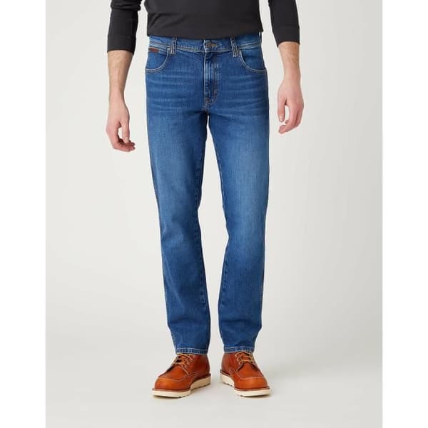 Wrangler Texas Low in Game On slim jeans - blå