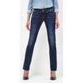 Miniatyrbild 3 av 3: Jeans Dam - G STAR - Midge Saddle Mid Waist Straight L32 - Rakt snitt - Blå - 5 fickor