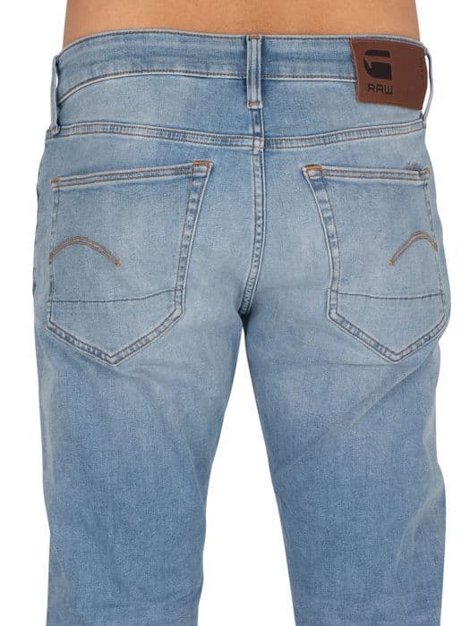 Pantalon - G-Star - 3301 Slim L30 - Denim Superstretch - Slim Fit - Blå