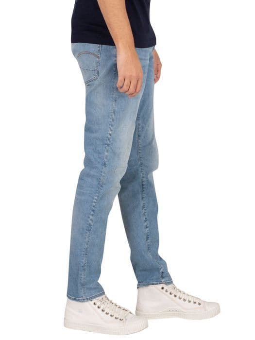 Pantalon - G-Star - 3301 Slim L30 - Denim Superstretch - Slim Fit - Blå