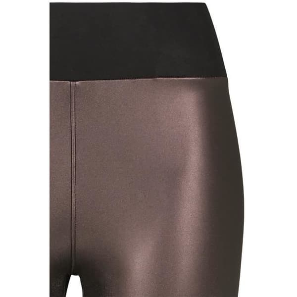 Urban Classics Leggings i konstläder med hög midja Burgundy Legging
