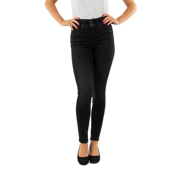 Jeans Dam - SALSA - Secret 0000 - Skinny - Svart/Blå - Standardstorlek