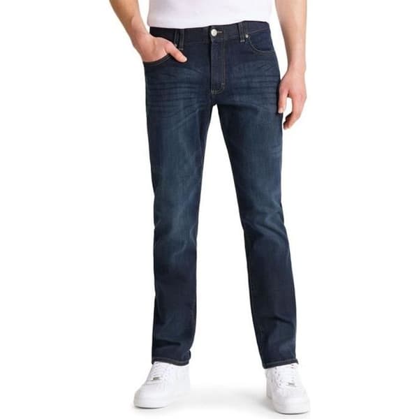 Marinblå jeans för män Lee Cooper Rak passform