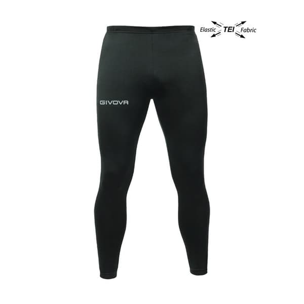 Leggings - Givova - Svart - 87 % Polyester - Elastisk - Hållbar