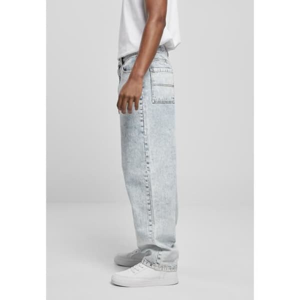 Urban Classics 90-talsjeans - ljusblå