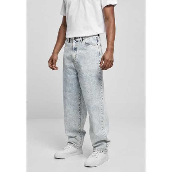 Urban Classics 90-talsjeans - ljusblå