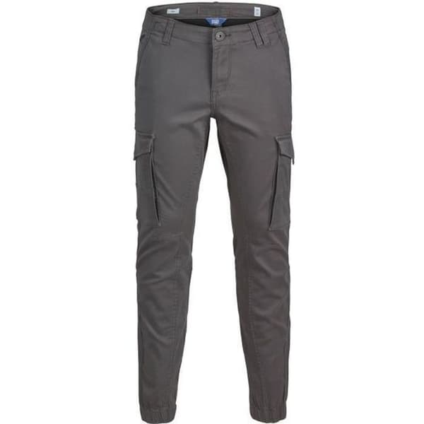 Barn cargo-byxor - Jack &amp; Jones - Paul - Mörkgrå - Kille - Cargo-stil