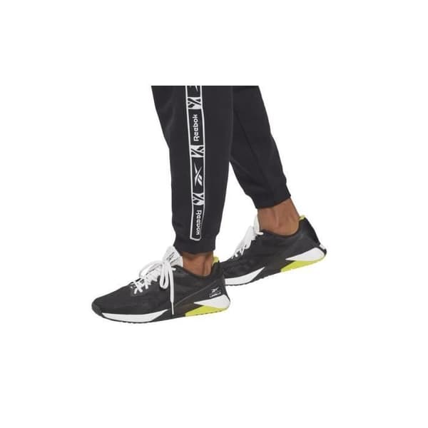 Joggingbyxa - REEBOK - Svart Tejp - Slim - Man - Vuxen