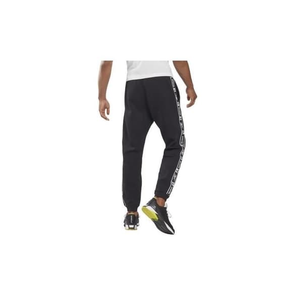Joggingbyxa - REEBOK - Svart Tejp - Slim - Man - Vuxen