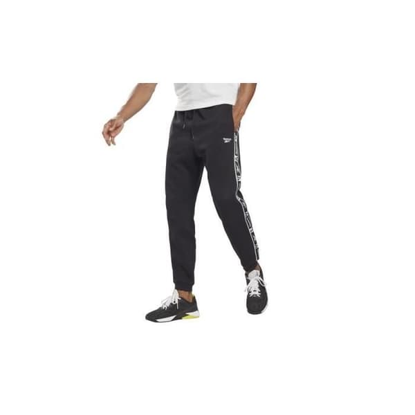 Joggingbyxa - REEBOK - Svart Tejp - Slim - Man - Vuxen
