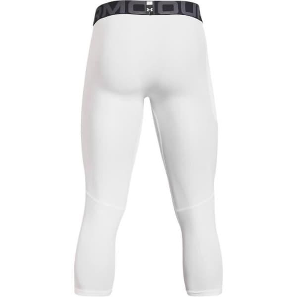 Under Armour Heatgeat Herr White 3/4 Compression Leggings-Svart-3XL