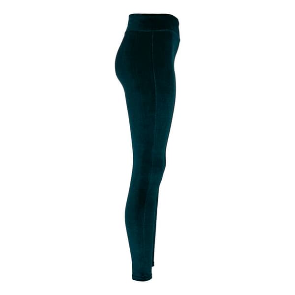 Leggings - Urban Classics - Sammet - Hög midja - Stretchsammet - Färg: mörkblå