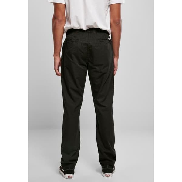 Chino Byxa - Urban Classics - Rak Ben - 100% Bomull - Tonal Midja - Svart