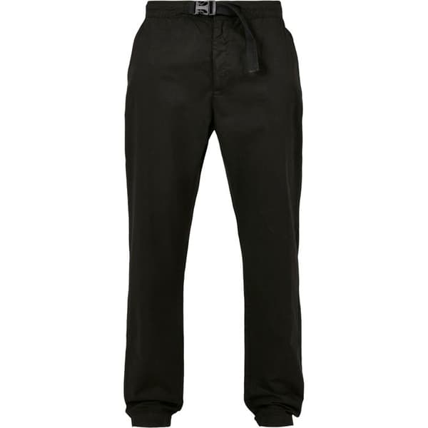 Chino Byxa - Urban Classics - Rak Ben - 100% Bomull - Tonal Midja - Svart