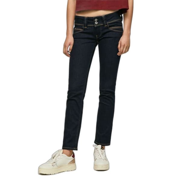 Damjeans - Pepe Jeans - Venus - Stretch denim - Låg midja - Rak passform